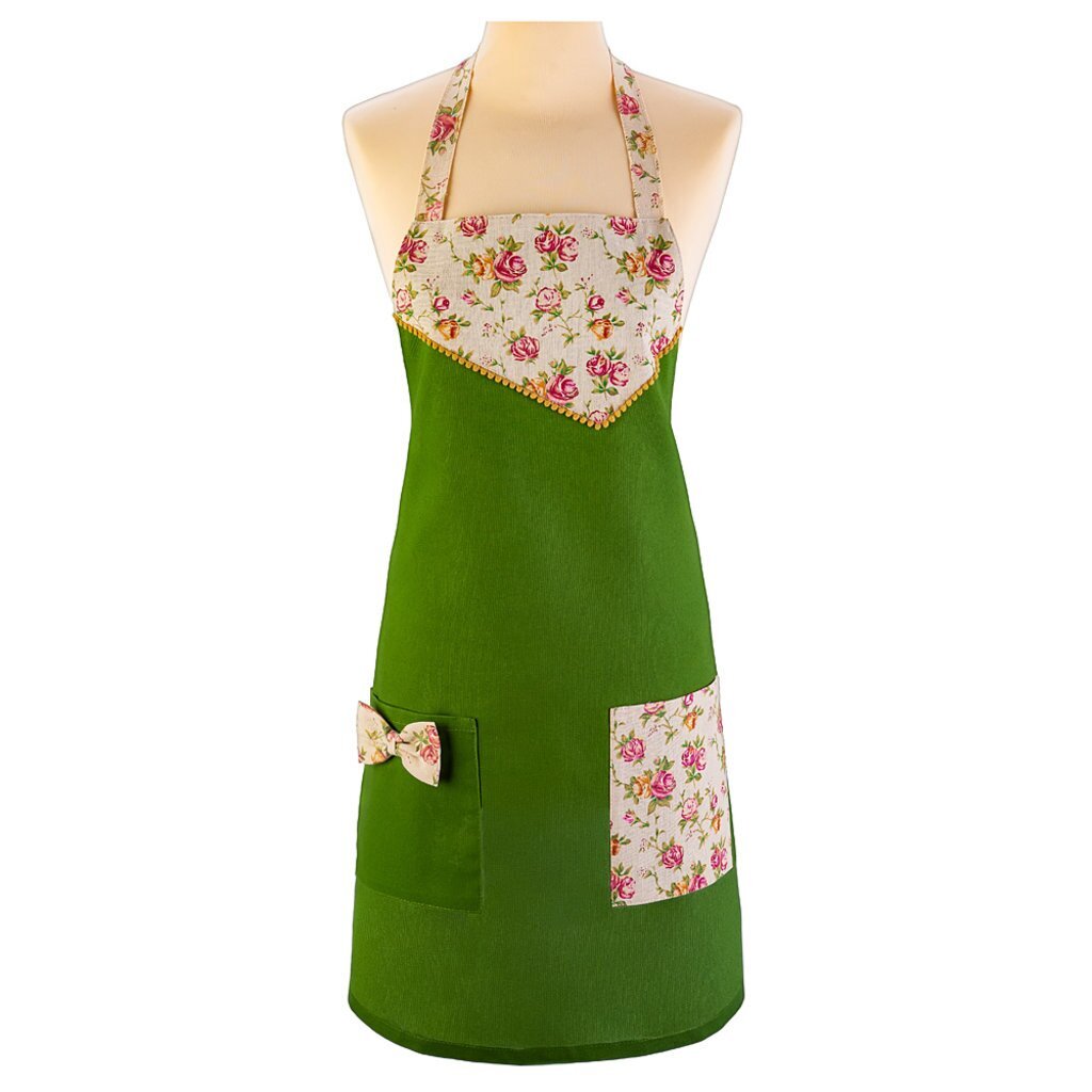 Фартук Прованс,,100% хлопок, зелёный,, 850-881-7