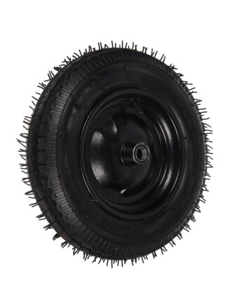 Колесо для тачки резина PR, ПРОФИ, 3.25-8, втулка D20 мм, Мастер Инструмент