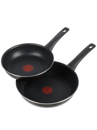 Набор сковородок алюминий, 22 см, антипригарное покрытие, Tefal, Strength, 26 см, 042 31 810