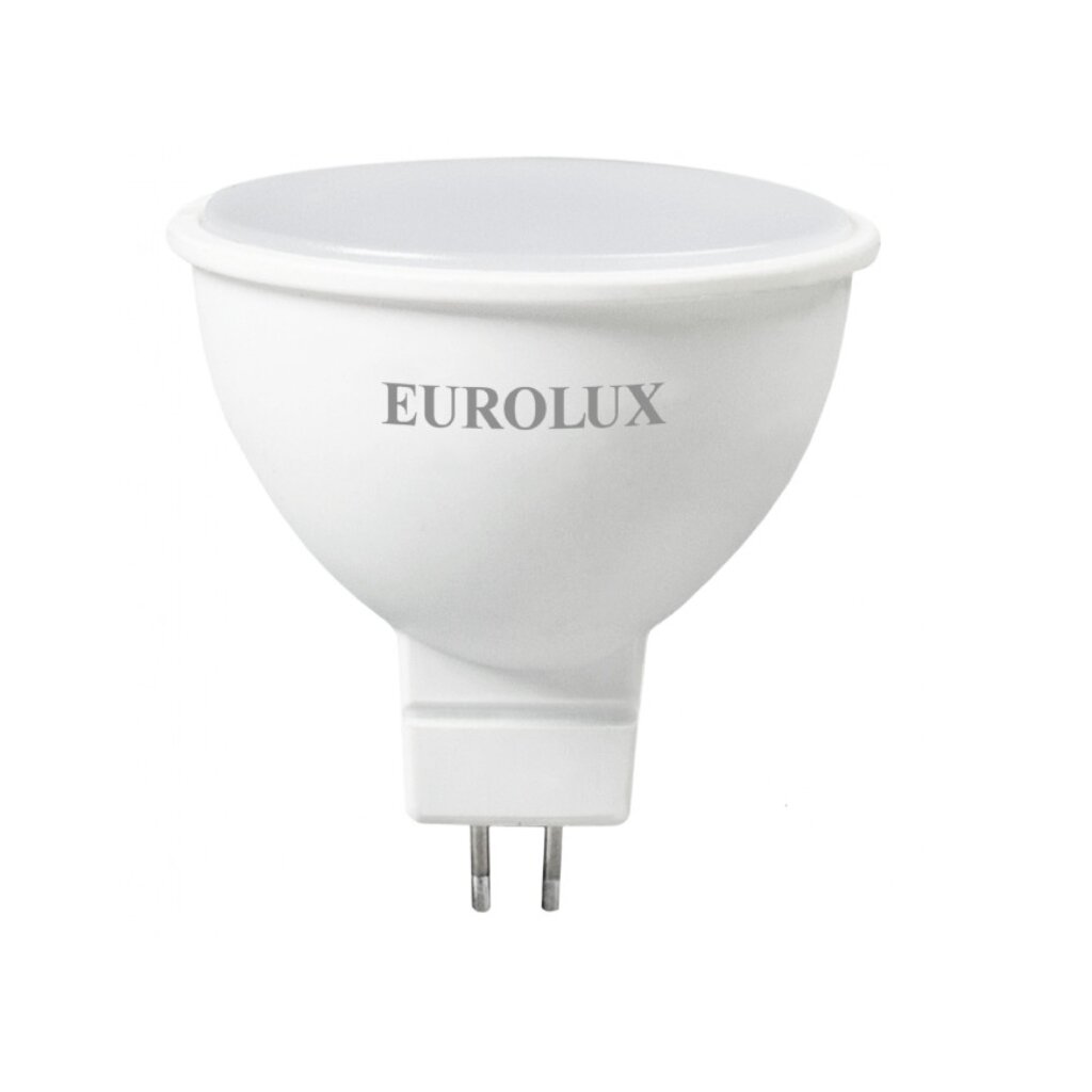 Лампа светодиодная GU5.3, 7 Вт, 60 Вт, 220-240 В, рефлектор, 4000 К, свет нейтральный белый, Eurolux