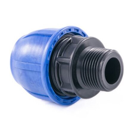 ПНД муфта d50х1" 1/2, наружная резьба, RTP