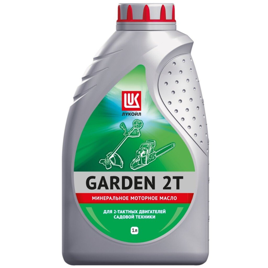 Масло моторное для садовой техники, для 2-х тактного двигателя, Лукойл, Garden, 1 л, 1668258