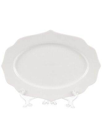 Блюдо фарфор, сервировочное, 21.5х30х2 см, Belle, 0850077