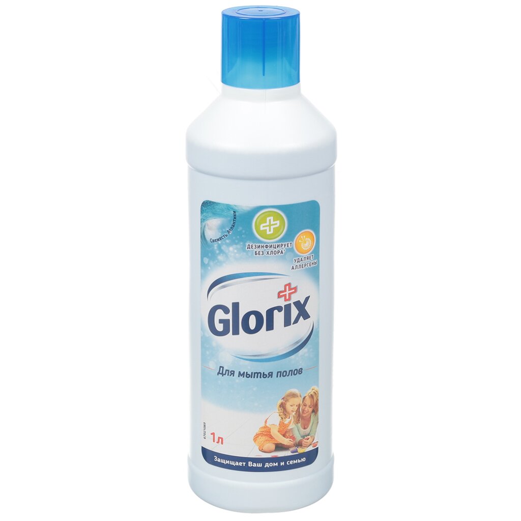 Средство для мытья полов Glorix, Свежесть Атлантики, 1 л, 67047430/67940160