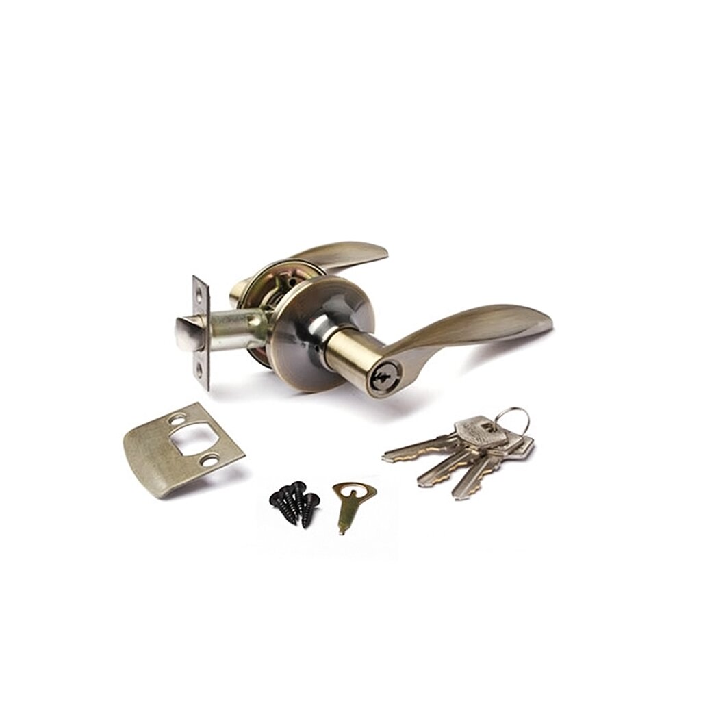 Защелка Apecs, 8020-01-AВ, ключ/фиксатор, бронза, ЦАМ ключ из желтого металла