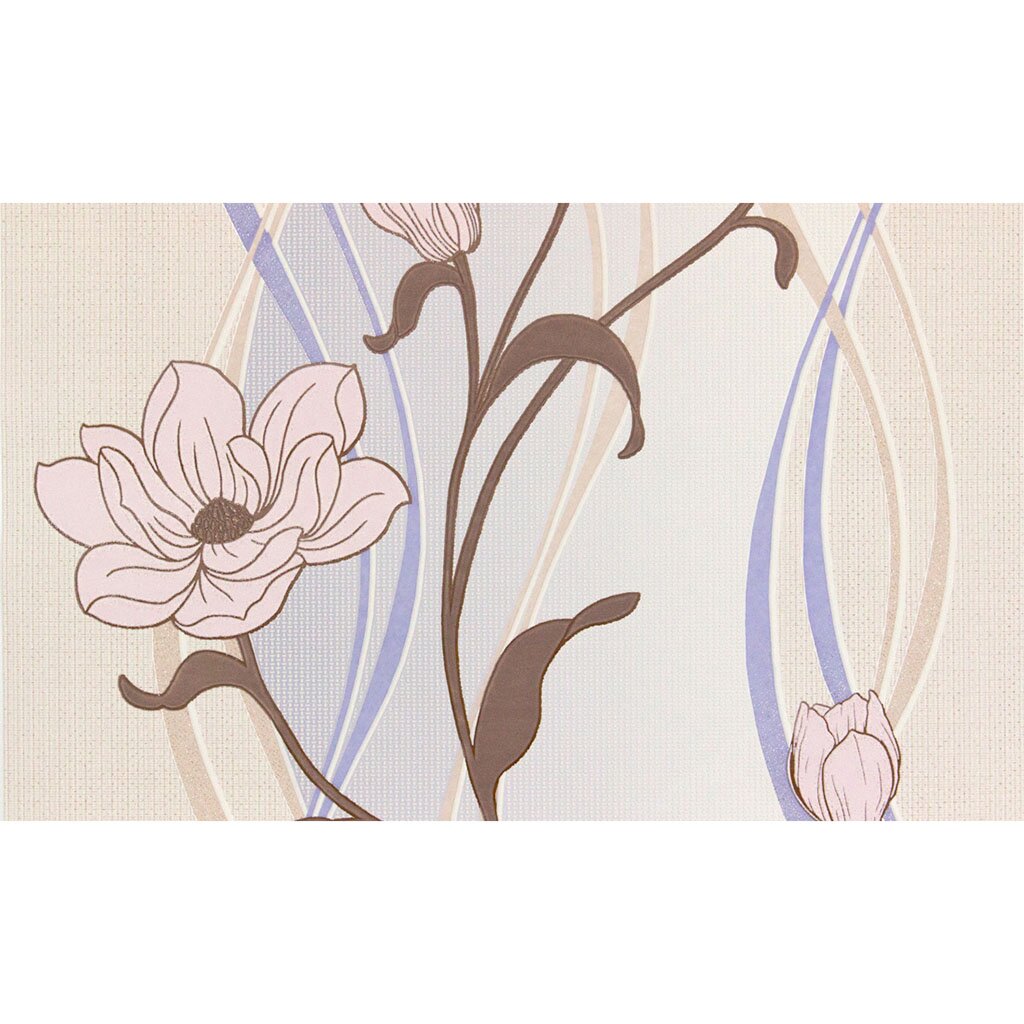 Обои вспененный винил, на бумажной основе, 0.53х10.05 м, Палитра, 10077-26