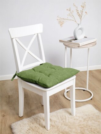 Сиденье мягкое 100%пэ, 40х40 см, Волшебная ночь, Киви