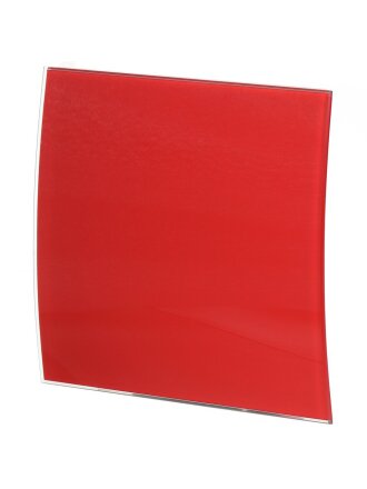 Лицевая панель для вентилятора Viento, установочный диаметр 100 мм, красная, SYSTEM+ Серия SFERA, SFERA glass 100red