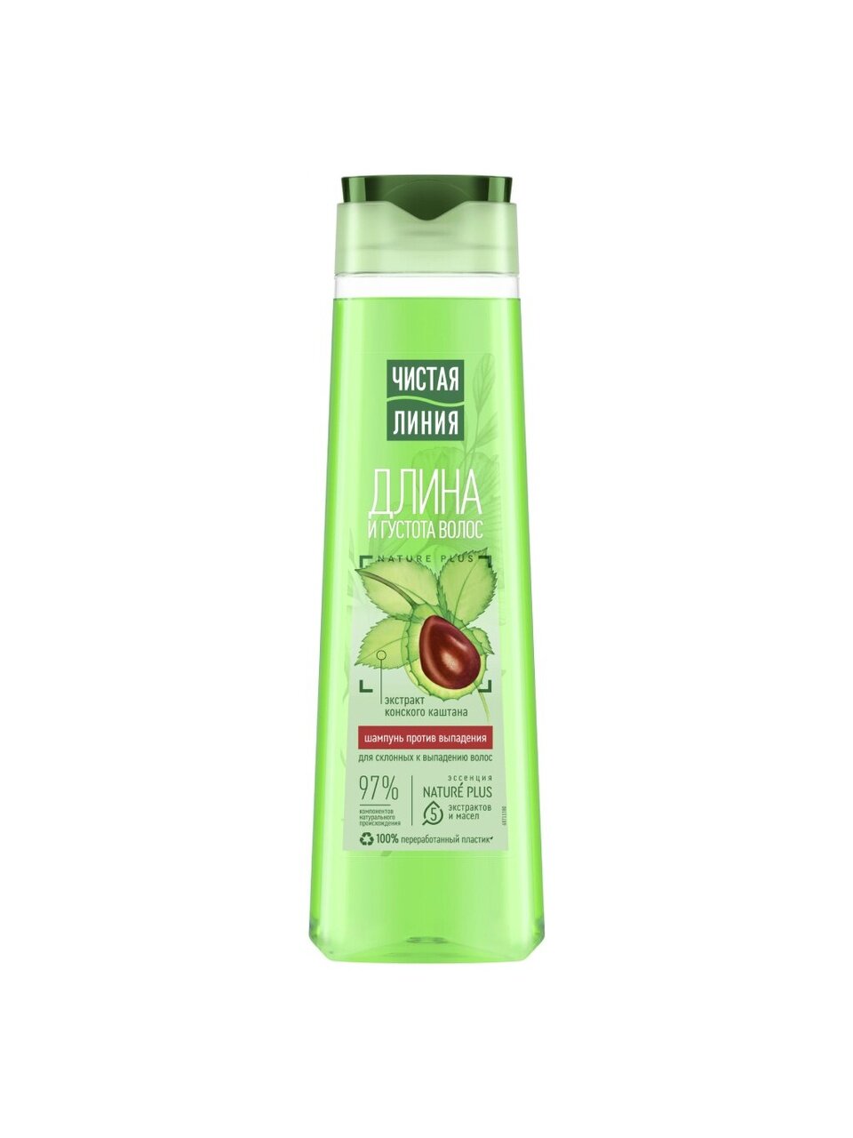 Шампунь Чистая линия, Фитокератин, против выпадения волос, 400 мл