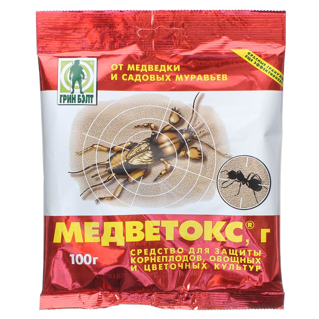 Инсектицид Медветокс, от медведки, гранулы, 100 г, Green Belt