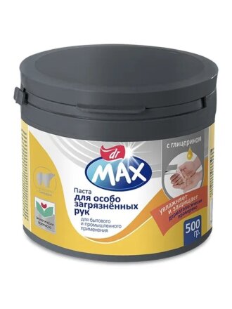 Паста очищающая Dr MAX, с глицерином, 500 г, для рук, CH-225-B500-PG2