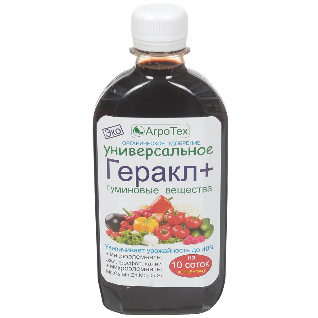 Удобрение Геракл плюс, универсальное, органическое, жидкость, 250 мл,  Агротех