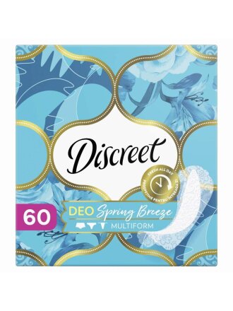 Прокладки женские Discreet, Deo Spring Breeze Trio, ежедневные, 60 шт