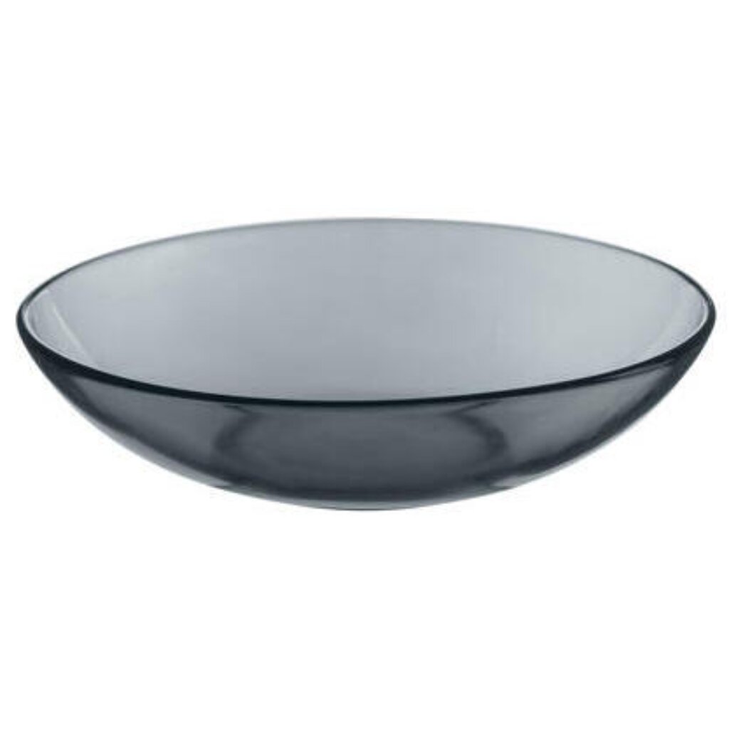 Салатник стекло, круглый, 20 см, Basilico, 62532-06, дымчатый салатник стекло круглый 17 2 см chef s pasabahce 53563slbt