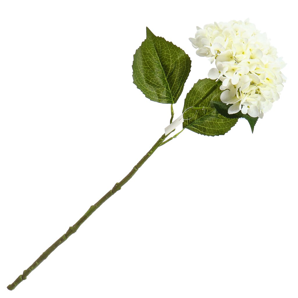 Цветок искусственный декоративный Гортензия, 70 см, белый, Y4-7156 ок искусственный декоративный гортензия 50 см белый y4 7906
