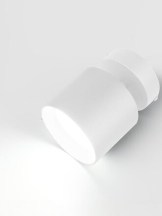 Светильник на основании General Lighting Systems, Башня, 50 Вт, GX53, на 1 лампочку, IP20, d8.2х7 см, Спот, белый, 661727