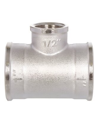 Тройник 1"х1/2"х1", г-г-г, никель, RTP