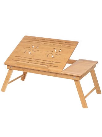 Столик-поднос для ноутбука бамбук, 59.5х32.8х35 см, прямоугольный, Катунь, КТ-СН-01