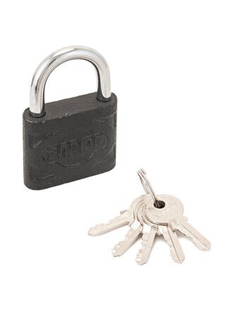 Замок навесной Аллюр, ВС1Ч-4505, 1 417, блистер, цилиндровый, черный, 49 мм, 5 ключей