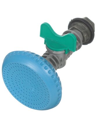 Душ летний 9 см, с краном, пластик,с лейкой 9 см