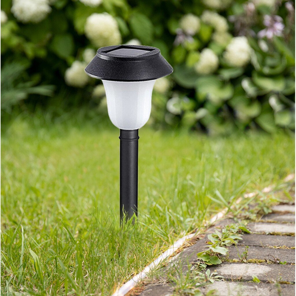 Светильник садовый Ultraflash, SGL-004, на солнечной батарее, грунтовый светильник led лиса 22 х 23 см