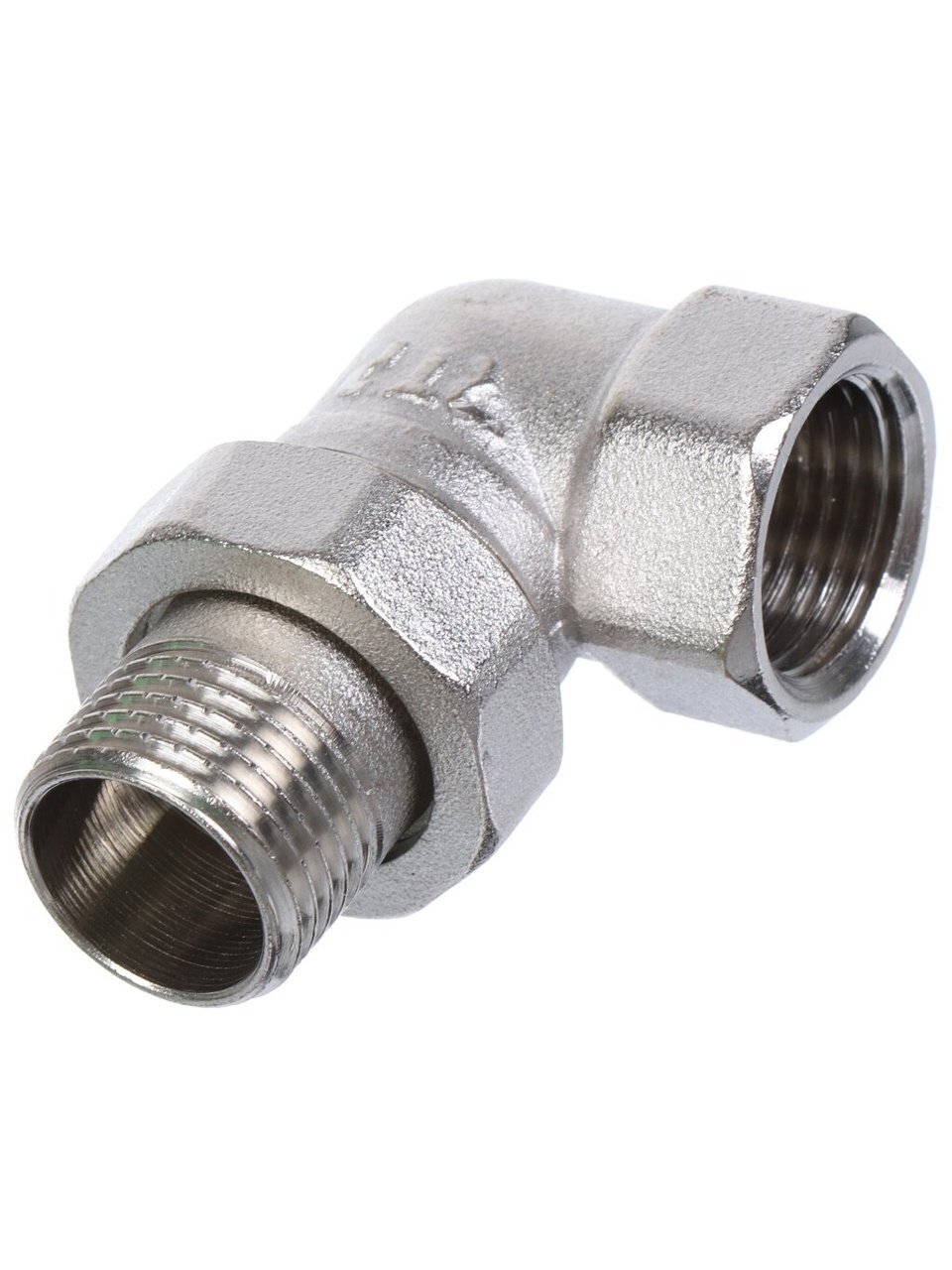 Американка 1/2'', г-ш, никель, угловая, индивидуальная упаковка, RTP
