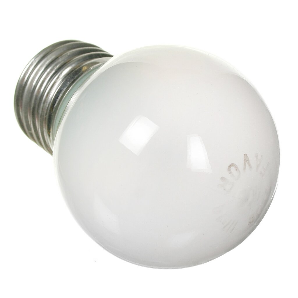 Лампа накаливания E27, 40 Вт, шар, матовая, Favor, ДШМТ, 230-407