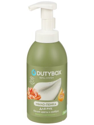Мыло-пенка Dutybox, Белые цветы и амбра, 500 мл