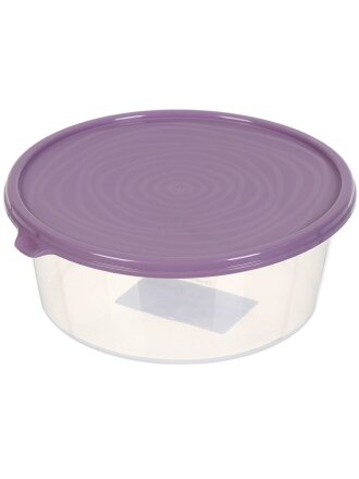 Контейнер пищевой 1.7 л, 10.2х10.2х10.2х7.6 см, в ассортименте, круглый, Сальваре, с224кол