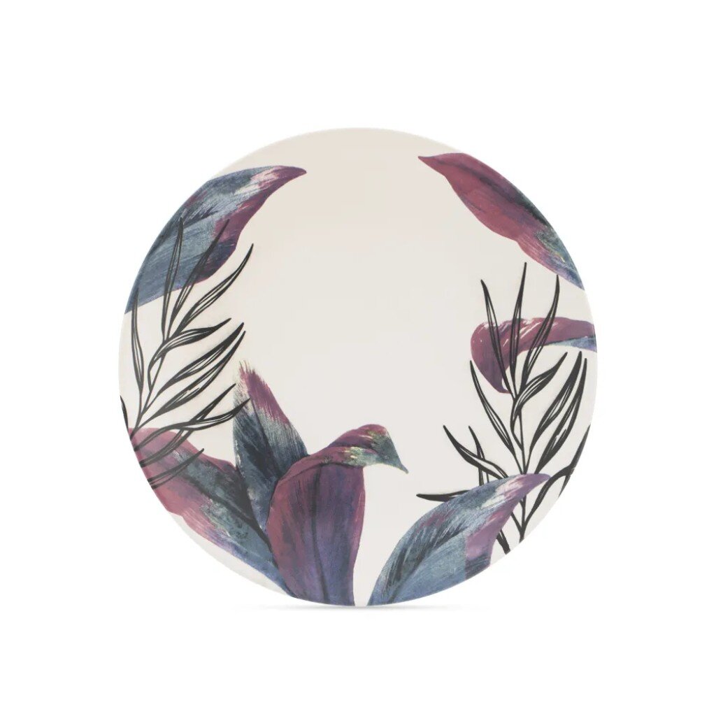 Тарелка обеденная, керамика, 25 см, круглая, Impression, Fioretta, TDP035 тарелка обеденная керамика 22 см круглая скандинавия борисовская керамика снд00009112