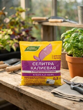 Удобрение Селитра калиевая, 500 г, БХЗ