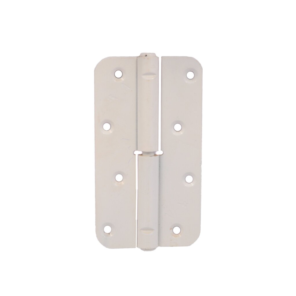 Петля накладная для деревянных дверей, БелТИЗ, 110х67 мм, правая, ПН1-110, белая
