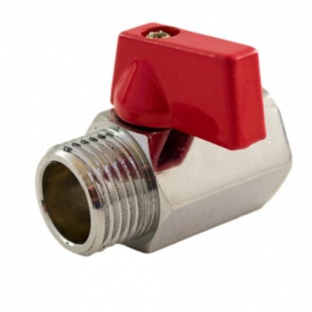 Кран для бытовых приборов, 3/4", г-ш, латунь, прямой, STI