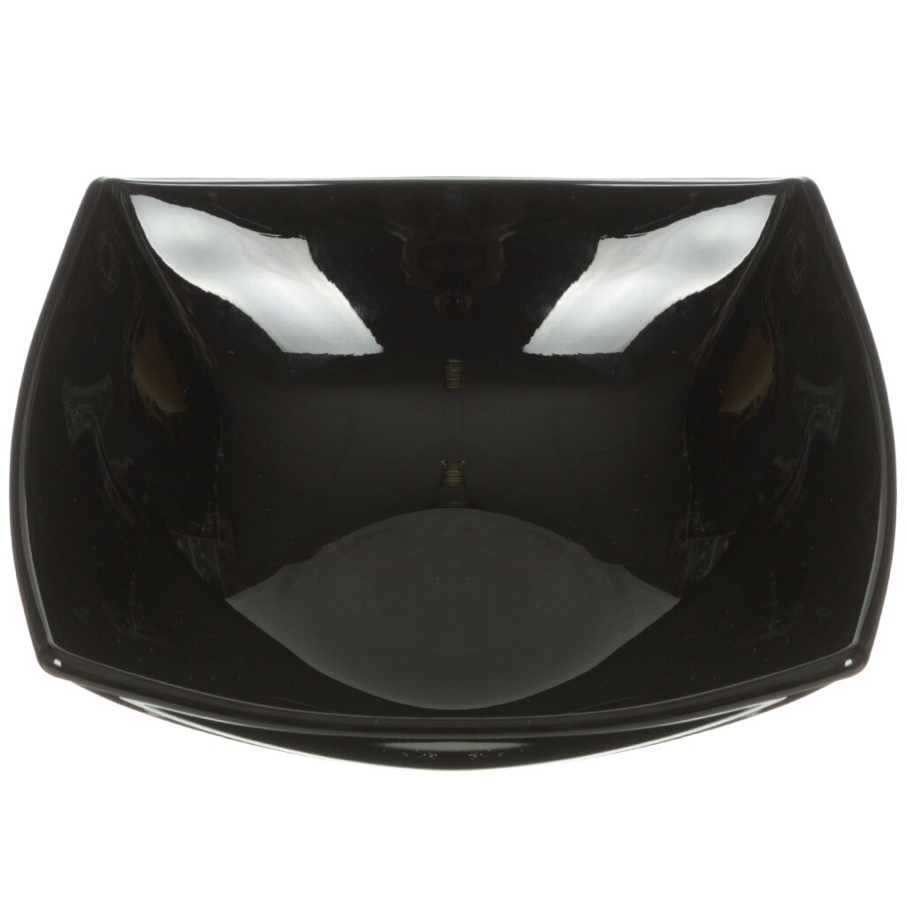 Салатник стеклокерамика, квадратный, 14 см, Quadrato Black, Luminarc, H3669, черный