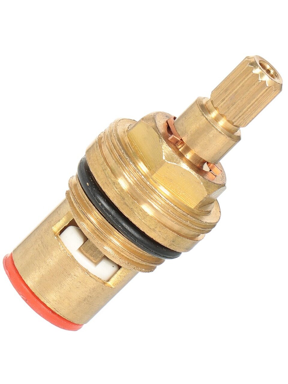 Кран-букса 1/2 '', 15 шлиц, 90 °, 2 резьбы, с керамическими вставками, 60 г, ComfortFactor, Люкс, 65349