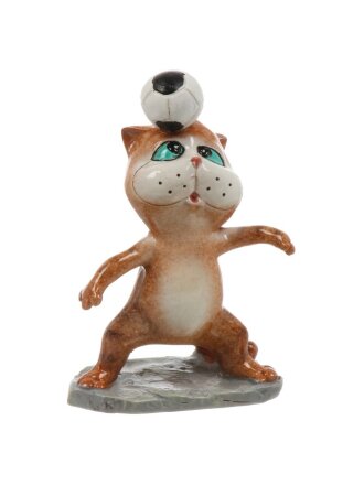 Фигурка декоративная полистоун, Котики, 7.5х5х10 см, в ассортименте, A020302