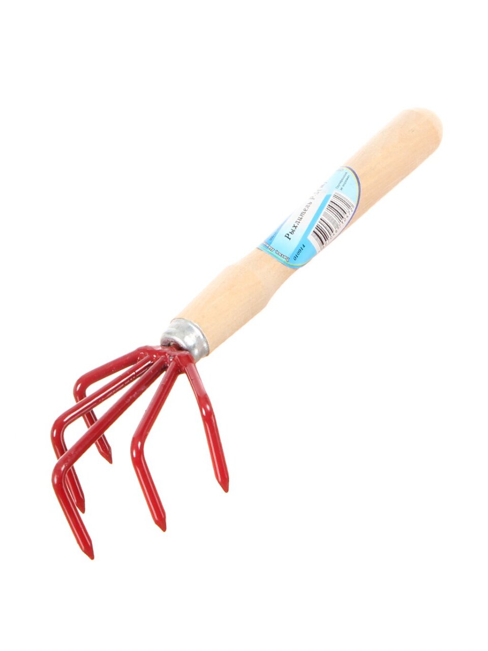 Рыхлитель 5 зуб, черенок деревянный, малый, Инструм-Агро, Р-5, 010914