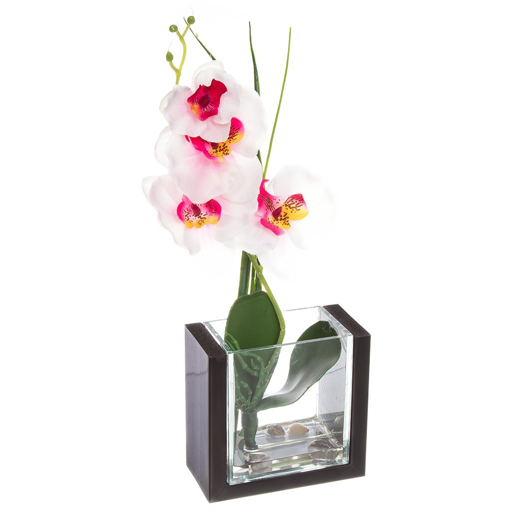 Цветок искусственный декоративный Орхидея, 30 см, 90418