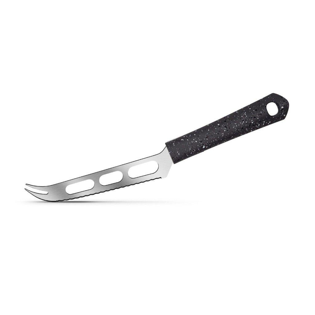 Нож кухонный Atmosphere, Grey Stone, для сыра, 26.5 см, нержавеющая сталь, рукоятка пластик, навеска, AT-K1841