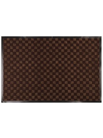 Коврик придверный, 60х90 см, прямоугольный, ПВХ, коричневый, Жаккард , ComeForte, НР-211