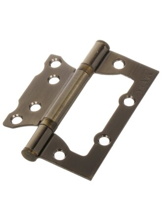 Петля накладная универсальная, Vrata, 100x75x2 мм, 208320, бронза