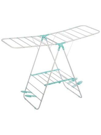 Сушилка для белья напольная, 12 м, 133х50х92 см, складная, 18 кг, бабочка, металл, CD-03, 109603