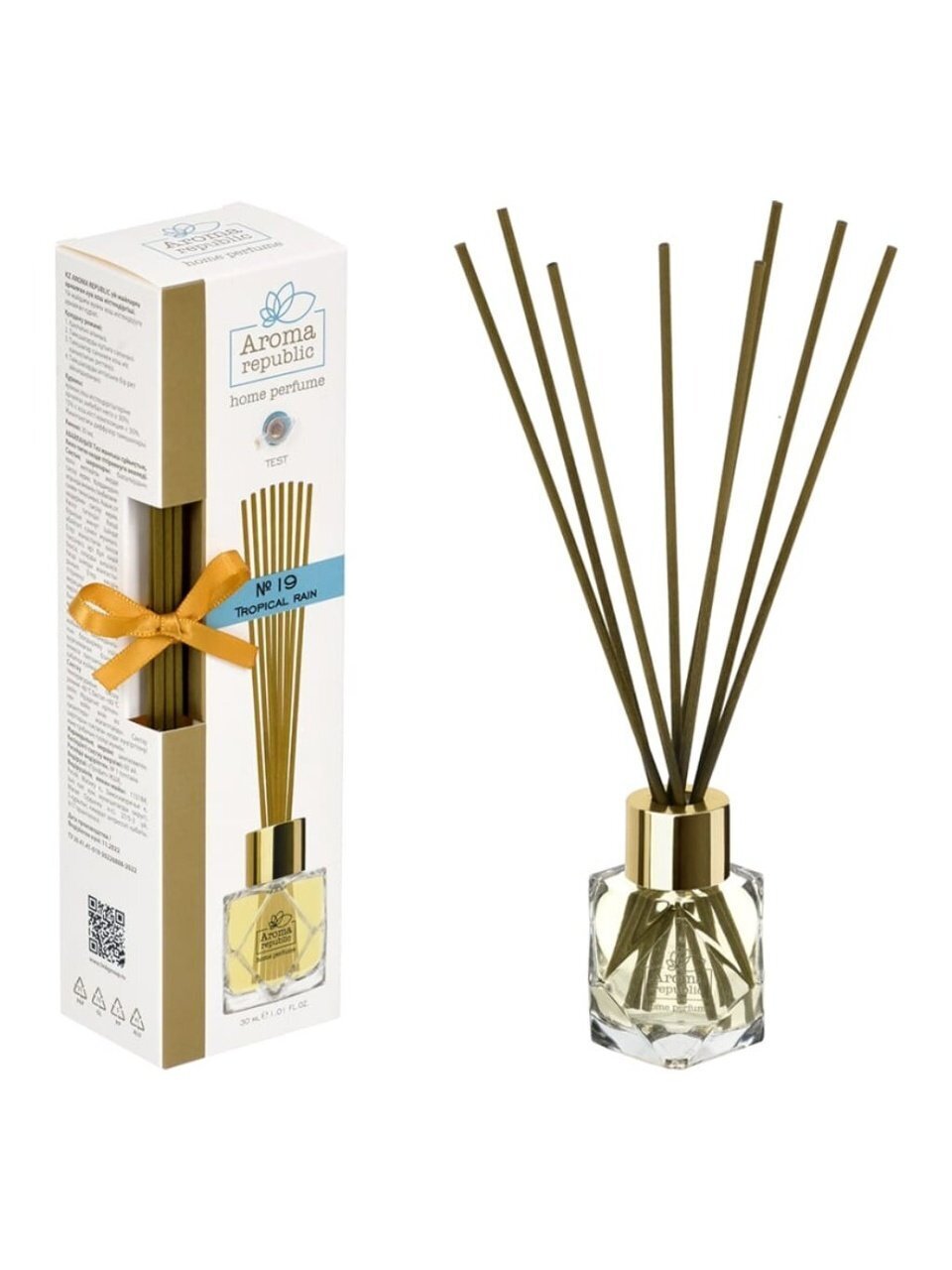 Аромадиффузор Aroma republic, 30 мл, Tropical rain №19, 93814