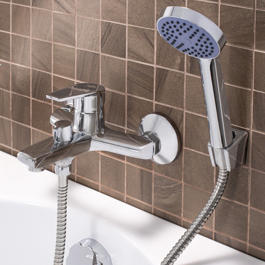 Смеситель для ванны, РМС, короткий излив, с картриджем, SL132-009E душевая система для ванны gappo короткий излив с картриджем g2450