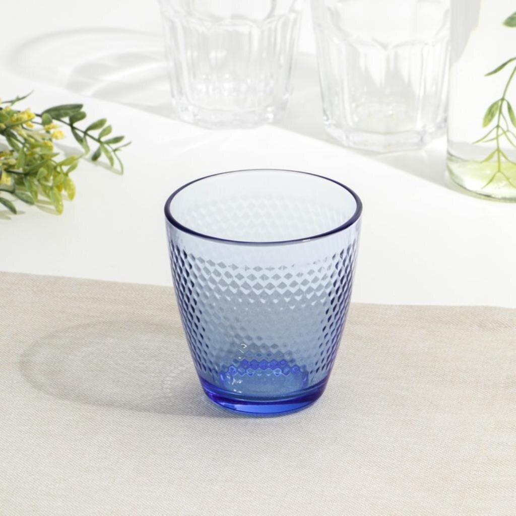 Стакан 250 мл, стекло, Luminarc, Концепто Идиль, низкий, синий, O0340 стакан для пишущих принадлежностей круглый металлическая сетка синий