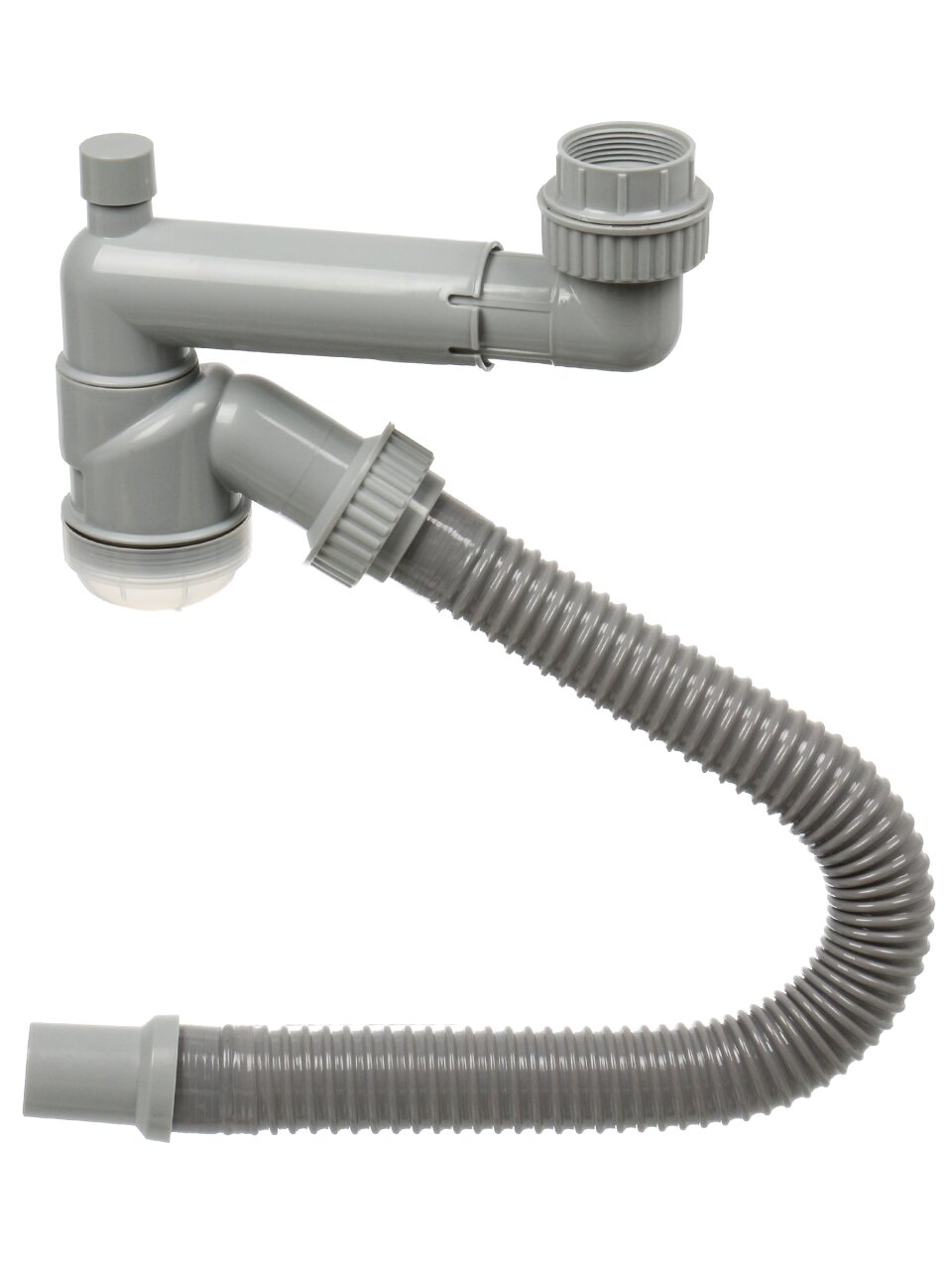 Сифон для мойки, 1&amp;quot; 1/2х40, без выпуска, полипроп, с отвод,с гофрой, NORDFORM Orio, Д-405008