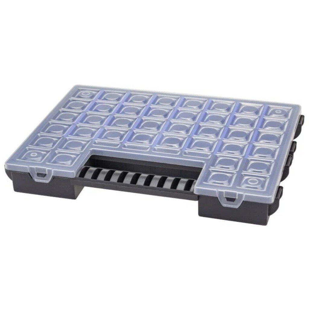 Ящик-органайзер для инструментов, 36х27.5х5 см, пластик, Idea, М 2985 ящик органайзер для инструмента двусторонний со сменными вставками 32 5х28х8 5 см profbox еd 31