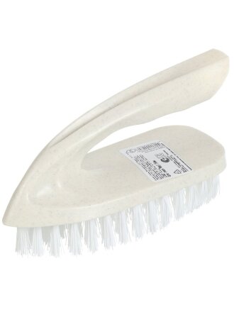 Щетка универсальная, пластик, 15 см, утюжок, бежевый флэк, Homver, 221210927/04