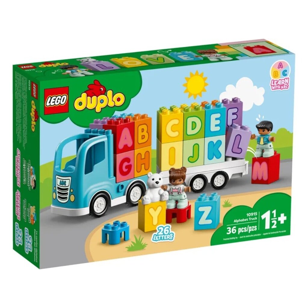 Конструктор Lego, Duplo, Грузовик Алфавит, 1-3 лет, 36 деталей, 10915 -  купить оптом со складов в Москве и Воронеже - оптовая база Спектр