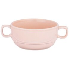 Чашка бульонная Lefard tint 380 мл розовый, 48-874